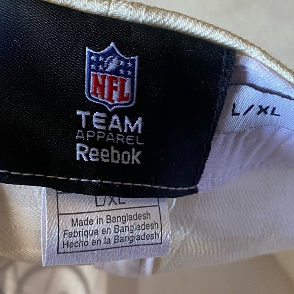 NFL & REEBOK PITTSBURGH STEELERS FITTED FOOTBALL CAP EMBROIDERED PATCH SIZE L/XL - Picture 5 of 14